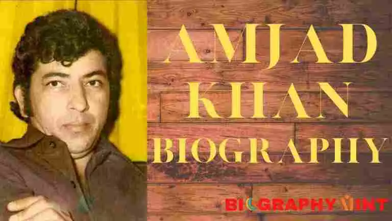 Amjad Khan Biography
