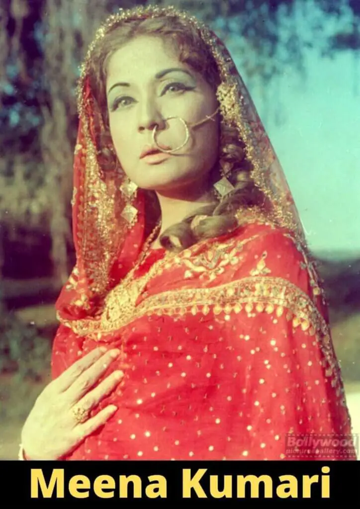 Meena Kumari was an Indian film actress
