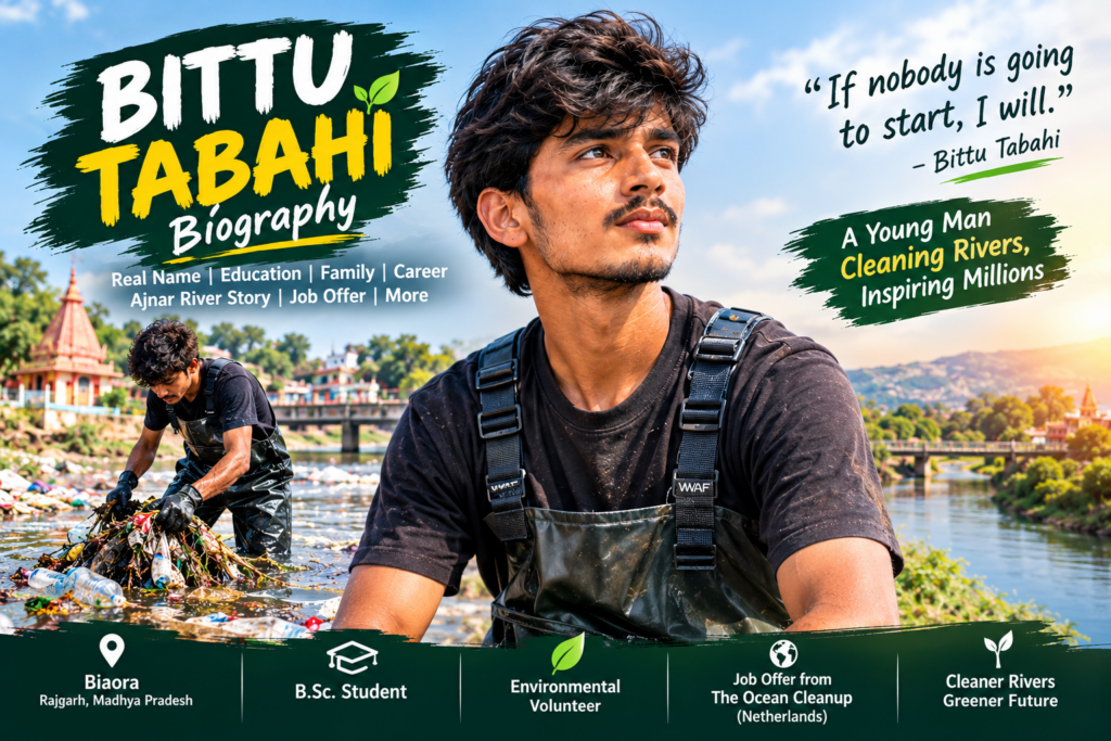 Bittu tabahi environmental volunteer portrait